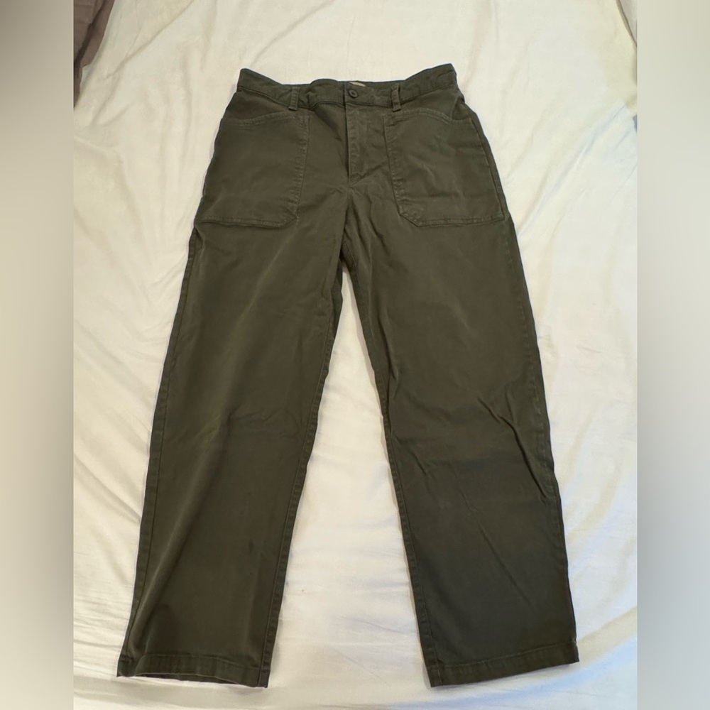 Universal Thread Women’s Dark Olive wide leg ankle Pants